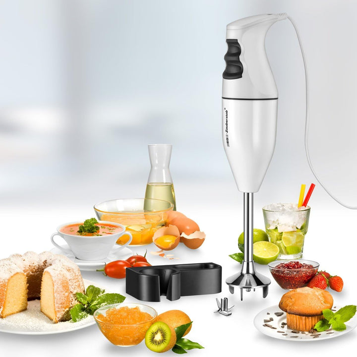 ESGE Zauberstab 90120 M 100 Design weiss, Stabmixer, Pürierstab, 2 Stufen bis 10.000 U/Min, ergonomi