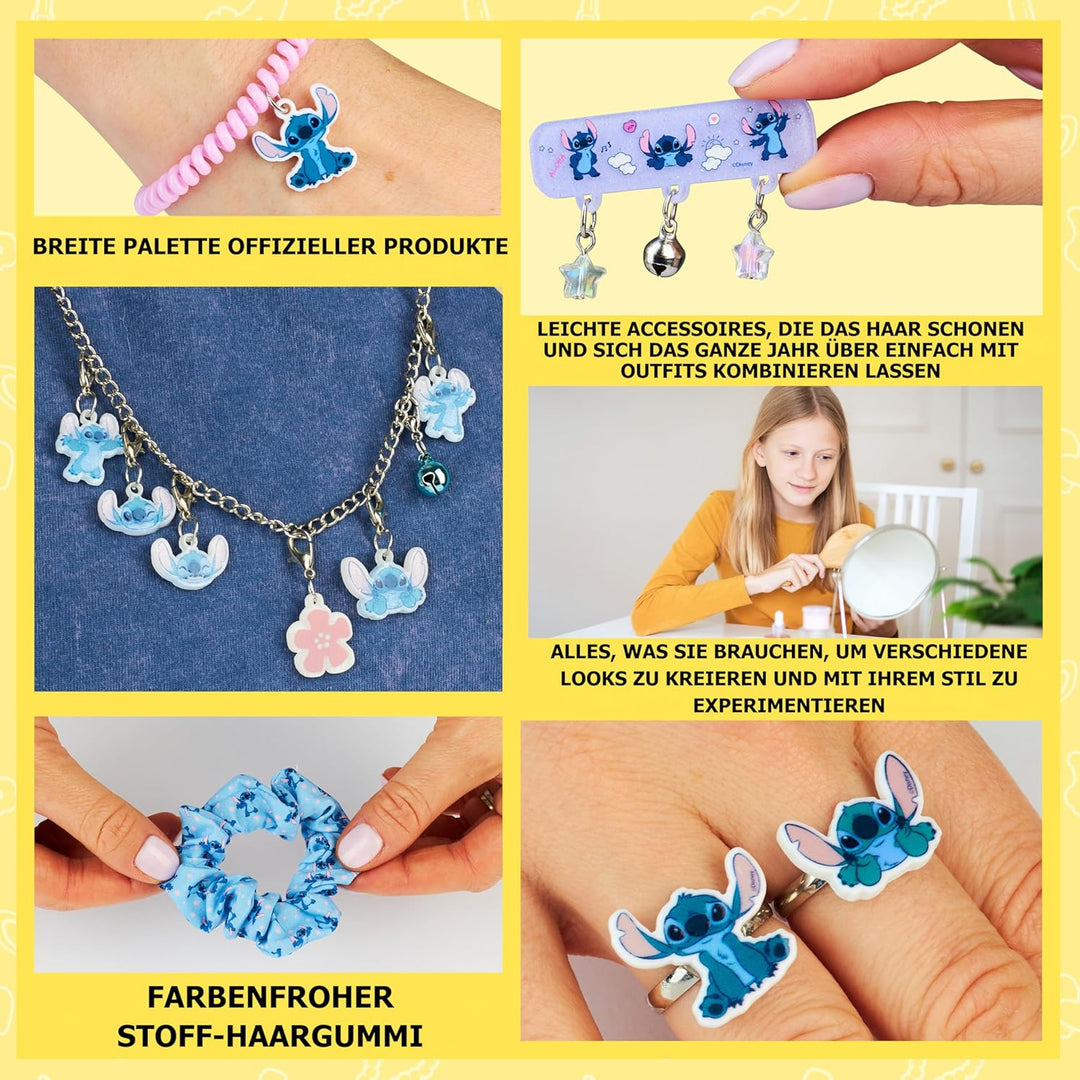 Get Trend Disney Stitch Adventskalender 2025 Mädchen, mit Haarschmuck & Schmuck, Weihnachts Countdow