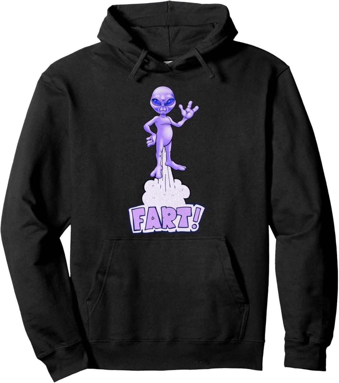 Bereich 51 Alien Furz Pullover Hoodie