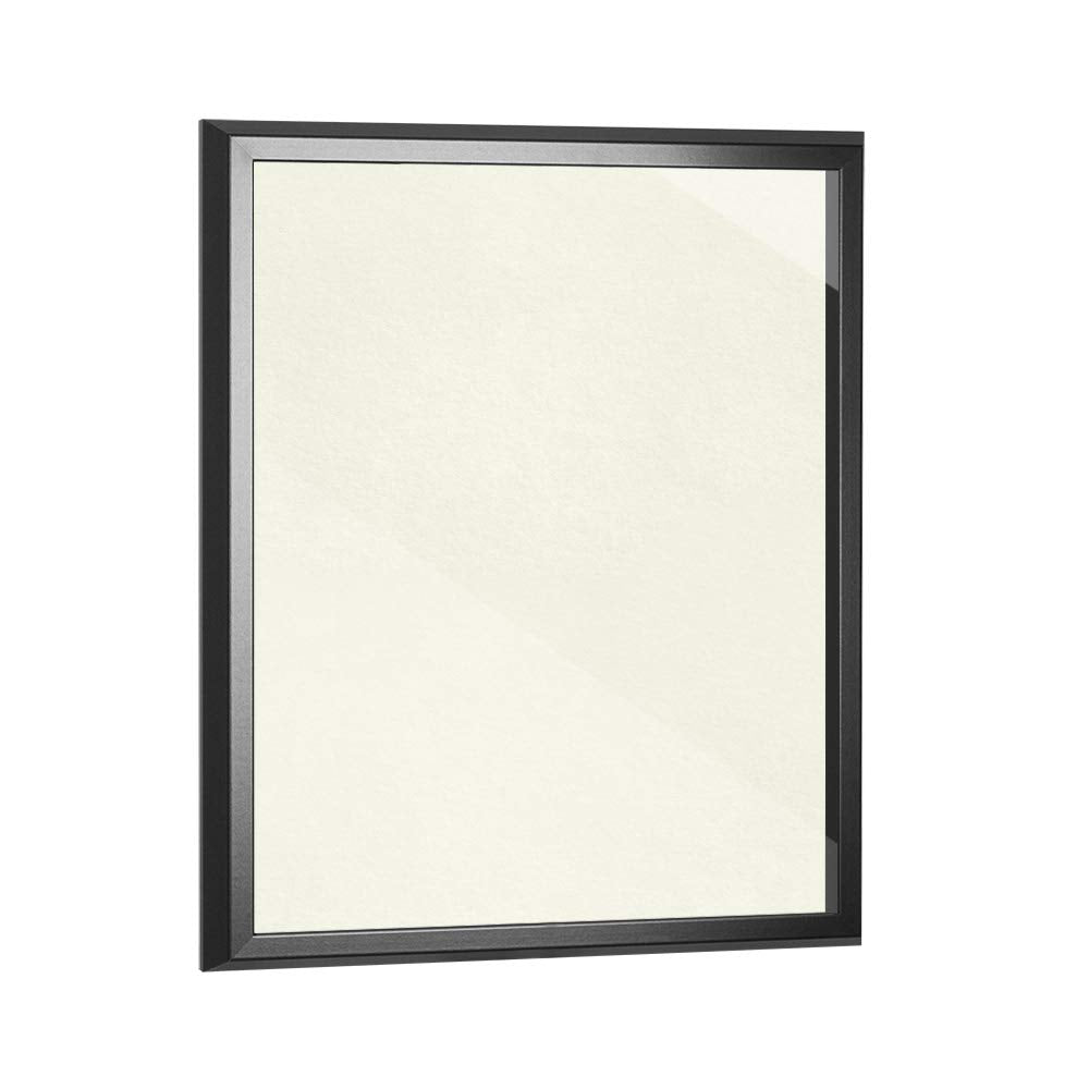 Objektrahmen 2 cm tiefer Bilderrahmen VARIANTO35 80x100 cm Schwarz matt mit Passepartout 80x100 cm I