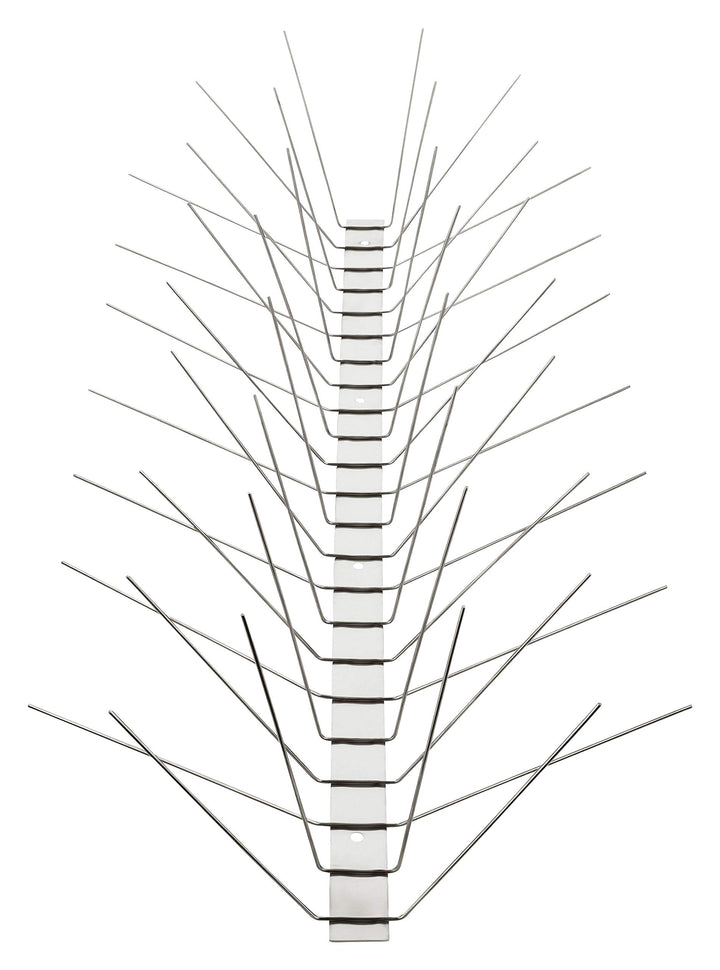 Profi Edelstahl Taubenspikes 6 Reihig - Effektive Taubenabwehr- Vogelabwehr Edelstahlleiste Spikes f