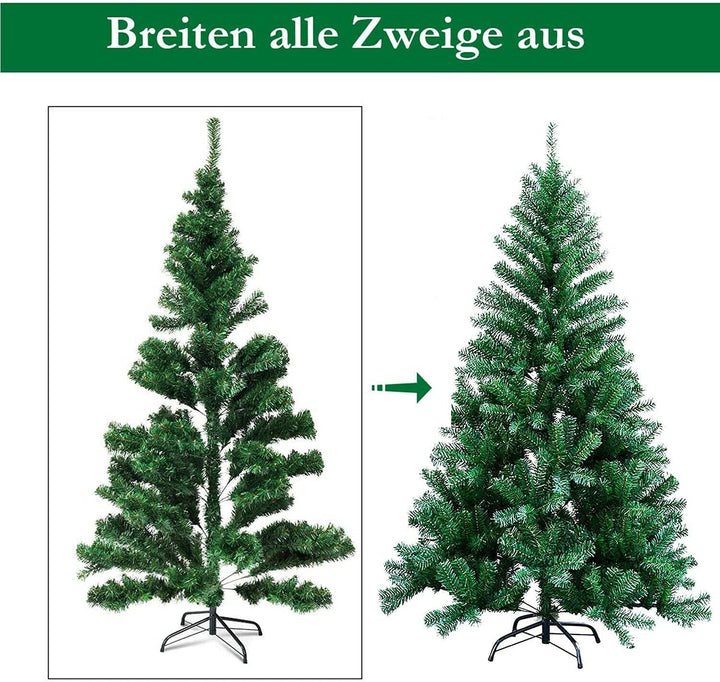 Weihnachtsbaum Künstlicher,schwer entflammbar,Schnellaufbau,Weihnachtsdeko,Unechter Tannenbaum,Chris
