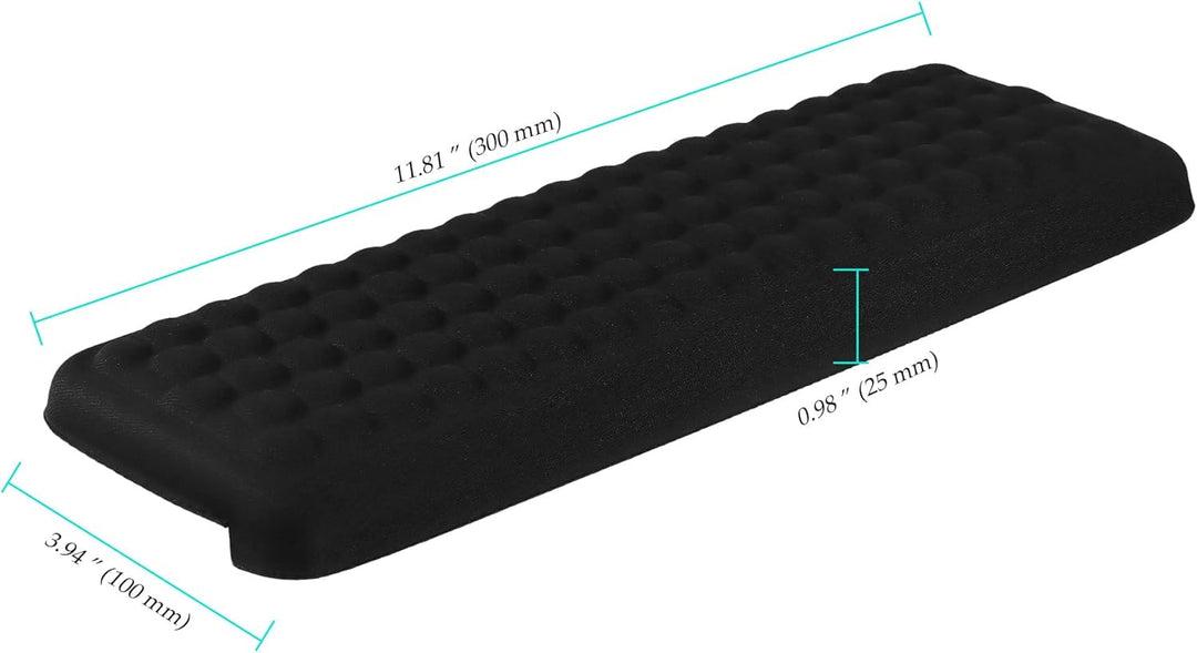 Handballenauflage Tastatur L-Form 2er Set, Memory-Schaum Handgelenk & Ellbogen Auflage mit Rutschsch