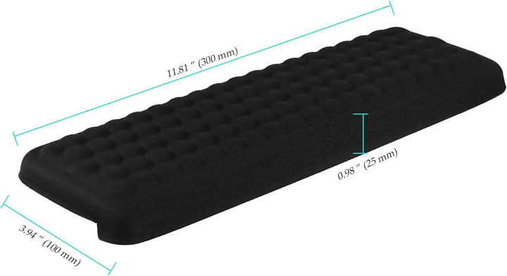 Handballenauflage Tastatur L-Form 2er Set, Memory-Schaum Handgelenk & Ellbogen Auflage mit Rutschsch