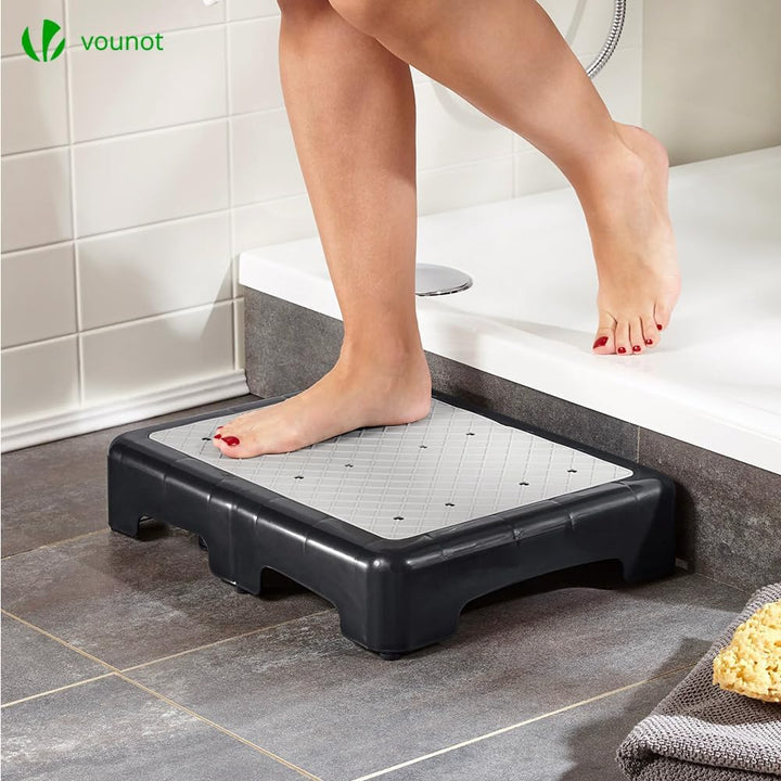 VOUNOT Trittstufe Indoor & Outdoor, rutschfeste und tragbare Fussbank für ältere Menschen, One Step