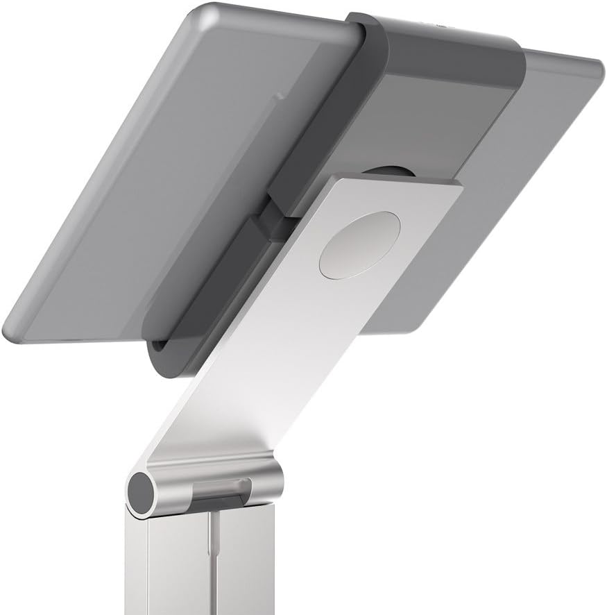 Durable Tablet Bodenständer (für Tablets 7-13 Zoll, 360° drehbar mit Diebstahlsicherung) silber/anth