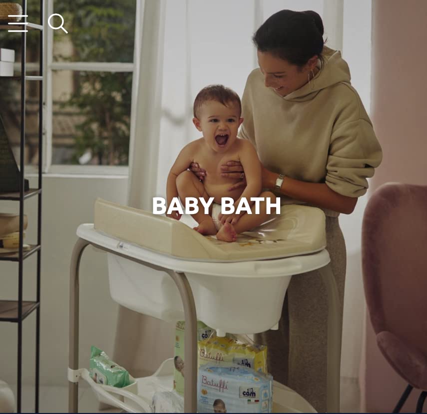 CAM Il Mondo del Bambino - art.C095/U02 - Babywanne Baby Bagno - Hergestellt in Italien - perfekt vo