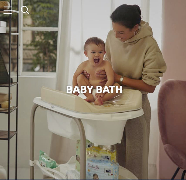 CAM Il Mondo del Bambino - art.C095/U02 - Babywanne Baby Bagno - Hergestellt in Italien - perfekt vo