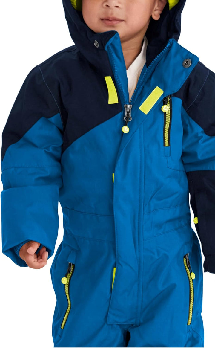 Killtec Unisex Kinder Kesley Mini Skioverall/Schneeanzug mit Kapuze und Schneefang 122-128 royal, 12