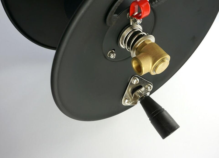 Schlauchtrommel | für Kärcher HD HDS Kränzle Hochdruckreiniger | bis 280 bar | 15m Länge | 3/8" AG x