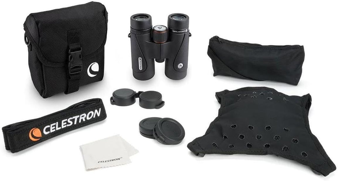 Celestron 71405 TrailSeeker ED 8 x 42 Roof Prism Binocular, Fully Multi-Coated Lens, BaK-4 Prism Gla