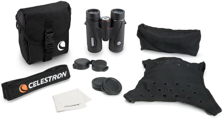 Celestron 71405 TrailSeeker ED 8 x 42 Roof Prism Binocular, Fully Multi-Coated Lens, BaK-4 Prism Gla