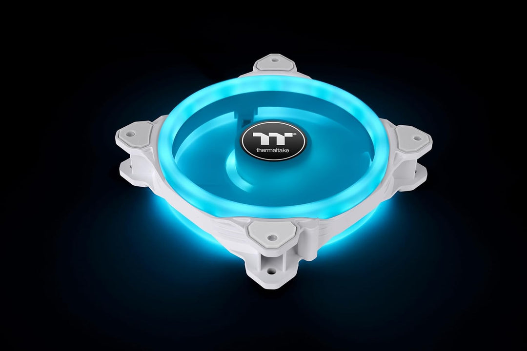 Thermaltake SWAFAN 14 RGB Radiator Fan TT Premium Edition White 3 Pack Weiss 140mm, Weiss 140mm