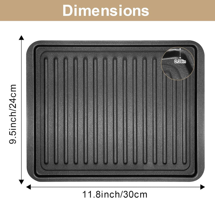 Air Fryer Ersatzteile für Breville Halo Flexi Luftfritteuse, 30,5 x 24,9 x 2,5 cm, Stahl-Luftfritteu