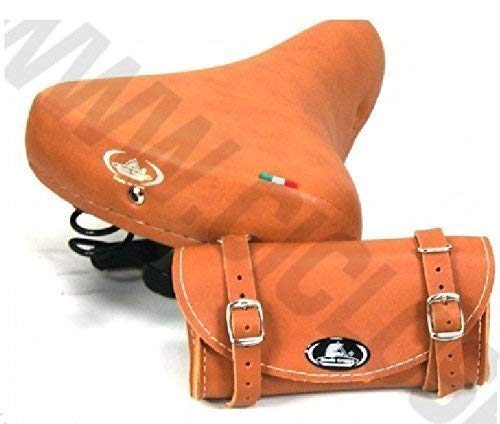 Sattel MONTEGRAPPA Federn + Tasche MONTEGRAPPA Fahrrad Graziella - Old-Time - R - Holland / vintage