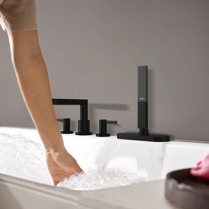 hansgrohe sBox Fertigset oval, Mattschwarz Matt-schwarz, Matt-schwarz