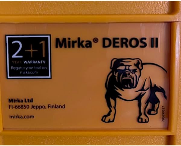 Mirka Deros 5650cv 125/150mm Vacuum Orbit 5mm Kiste