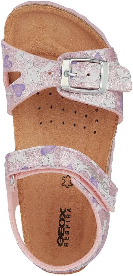 Geox Mädchen J Adriel Girl C Sandalen 24 EU Pink Lilac, 24 EU Pink Lilac