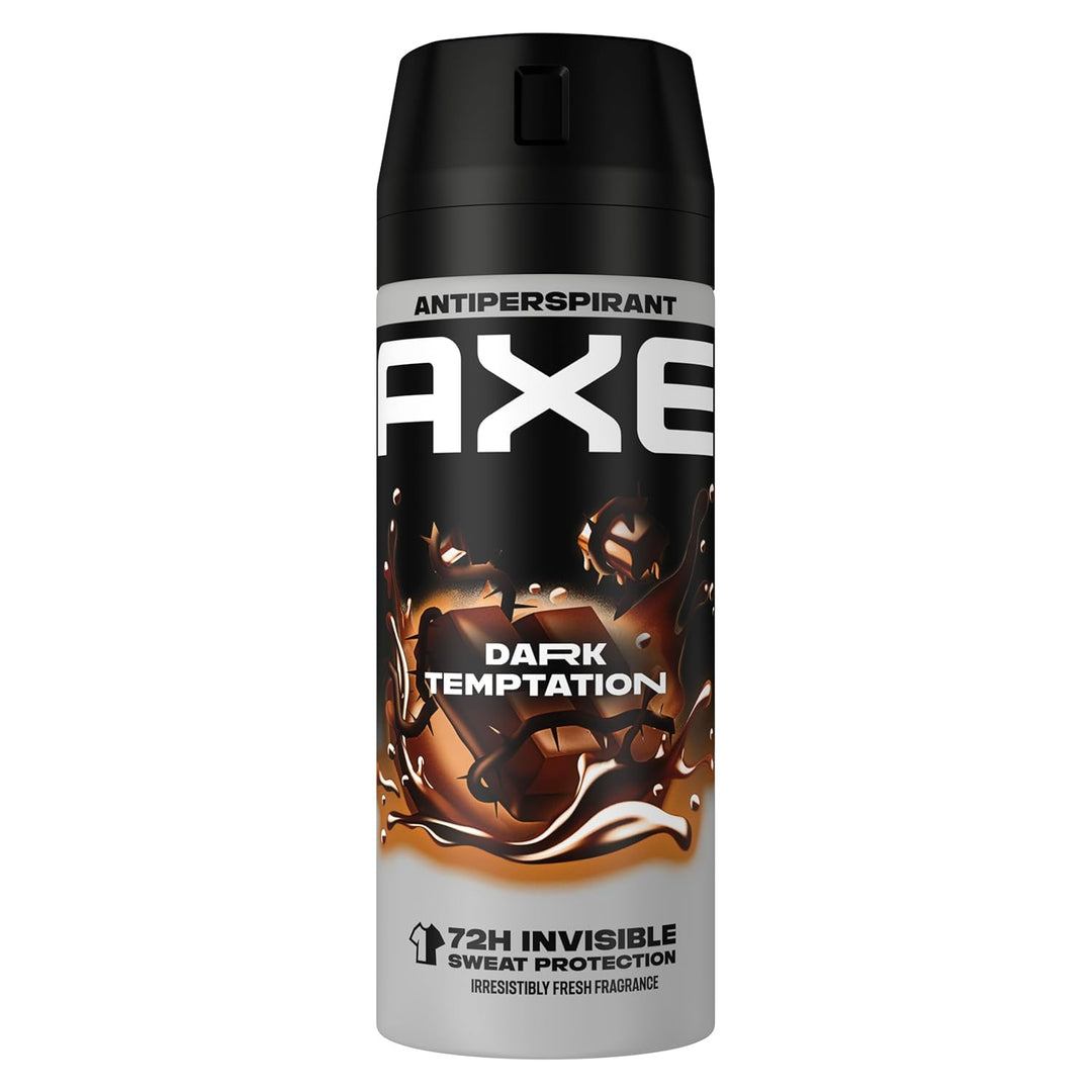 Axe Deodorant für Herren, Antitranspirant, Dark Temptation, 150 ml, 6 Stück Frisch 150.00 ml (6er Pa