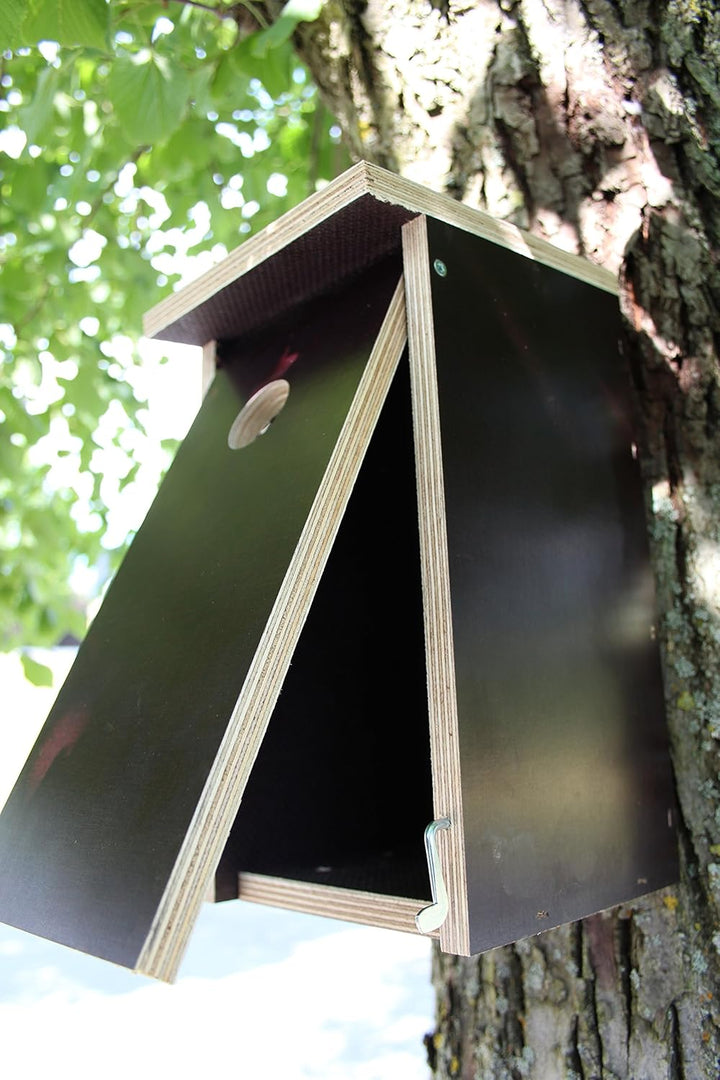 grosser nesträubersicherer Stabiler Nistkasten Vogelhaus Nisthaus - Brutraum: Innenmasse: 12x12x24cm
