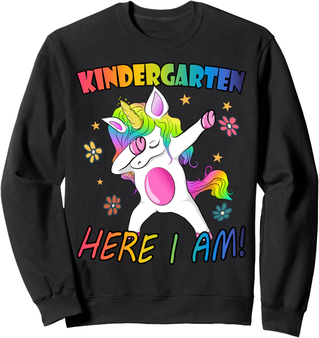 Bunt Kita Mädchen Einhorn Erzieherin Geschenk Kindergarten Sweatshirt