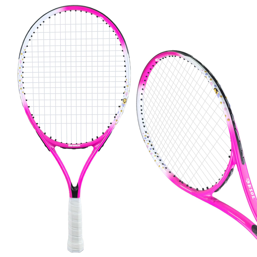 Senston Tennisschläger 17/23 Zoll Tennis Racket für Jugendliche– Leicht, Langlebig, Einfach zu greif