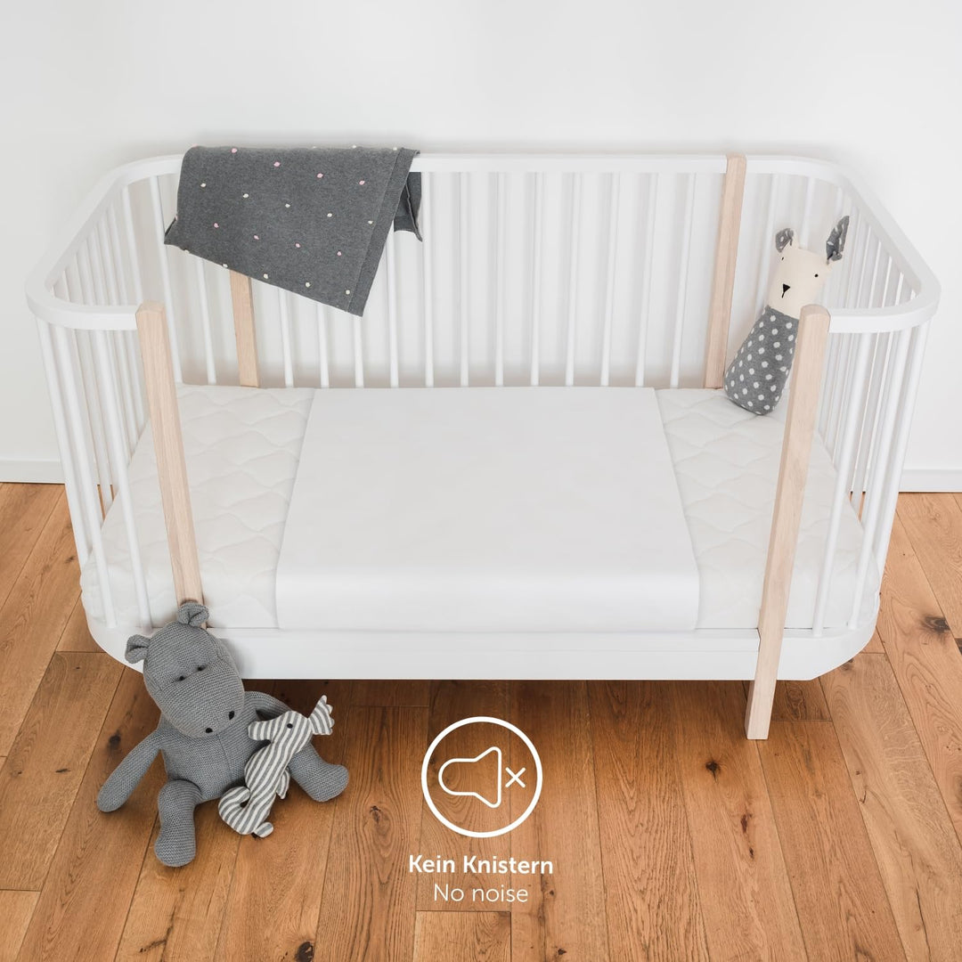Laleni Inkontinenzunterlage wasserdicht & atmungsaktiv 70x100 cm für Babys | Molton Matratzenauflage
