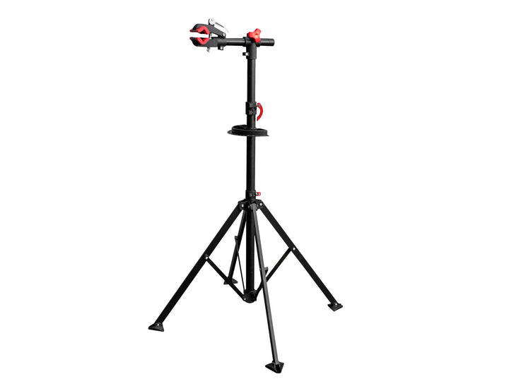 EUFAB 16414 Fahrradständer Profi, mit Stativ, 1,56 Zoll, 151-190 cm, Schwarz Fahrrad-Montageständer