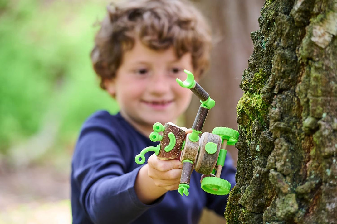 HABA 306308 - Terra Kids Connectors Konstruktions-Set Waldhelden, kreativ ab 8 Jahren