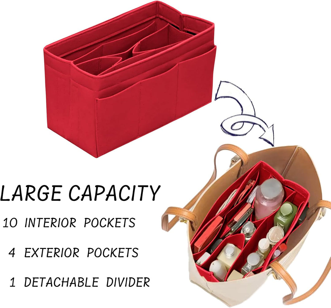 DailyPlus Geldbörse Organizer Einsatz Filz Tasche Organizer Handtasche Organizer Einsatz Tasche In T