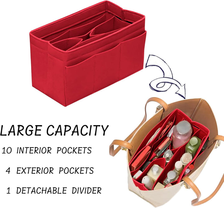 DailyPlus Geldbörse Organizer Einsatz Filz Tasche Organizer Handtasche Organizer Einsatz Tasche In T