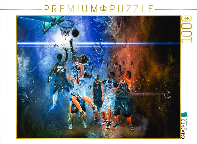 CALVENDO Puzzle Basketball extrem - 1000 Teile Foto-Puzzle für glückliche Stunden, 1000 Teile