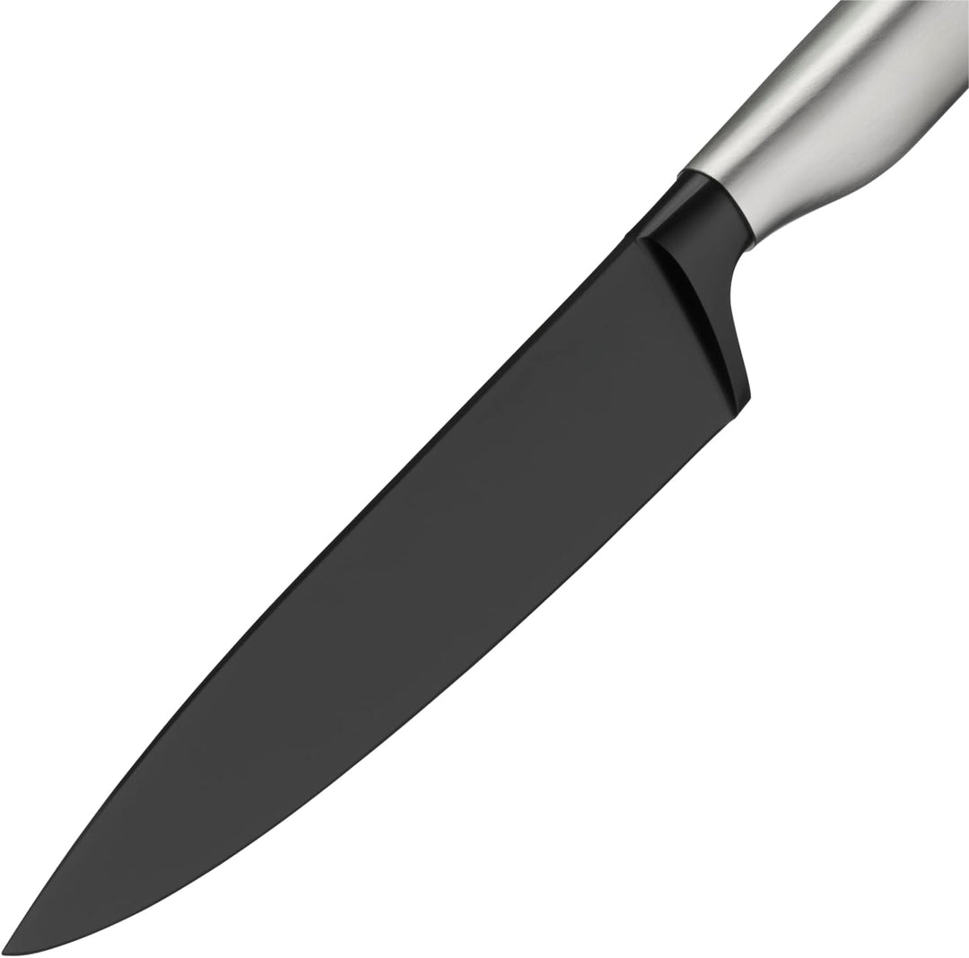 WMF Ultimate Black Kochmesser 34 cm, Made in Germany, Küchenmesser, Diamond Cut, Klinge 20 cm, siche