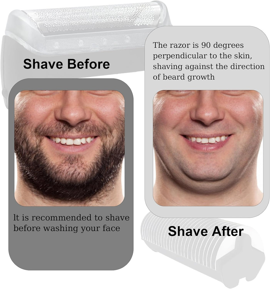 Ersatz-rasierkopf für Series 1, Scherkopf S1 Ersatzscherteil 10B/20B mit Präzisionstrimmer für Rasie