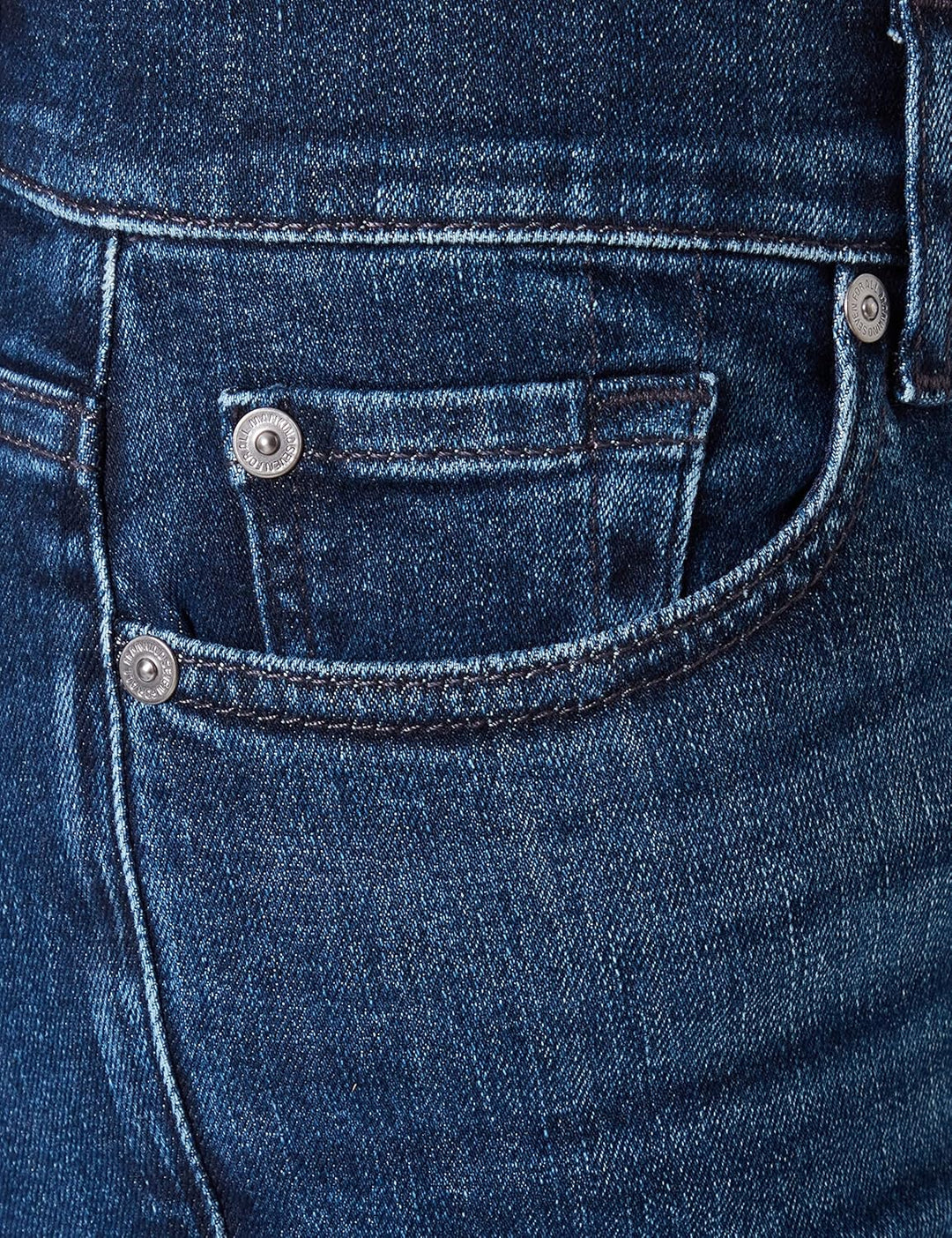 7 For All Mankind Damen The Straight Crop Jeans 30 Dark Blue, 30 Dark Blue