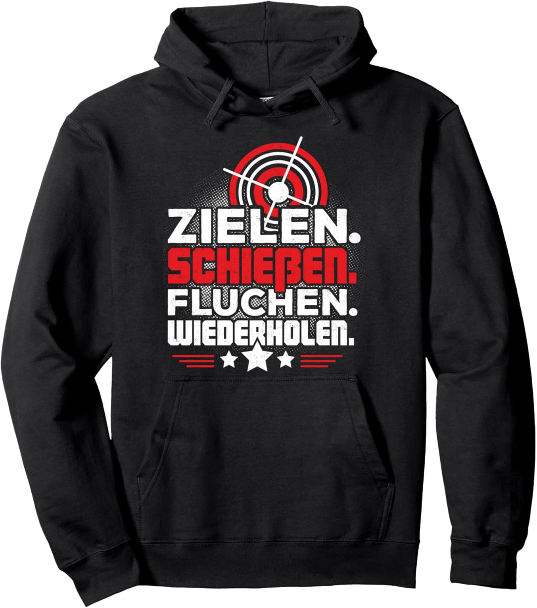 Bogenschiessen Geschenk Pfeil & Bogen Bogenschütze Pullover Hoodie