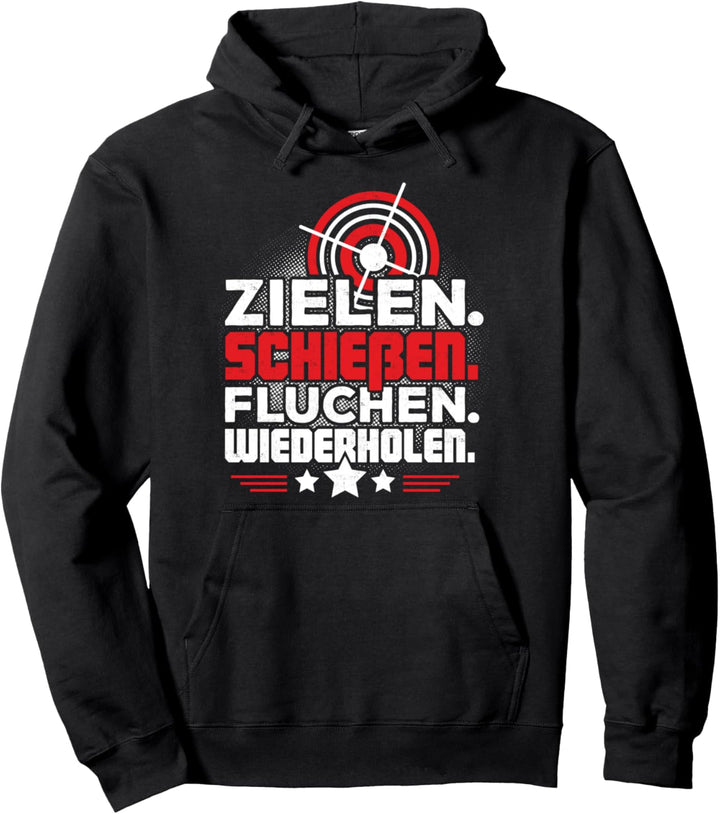 Bogenschiessen Geschenk Pfeil & Bogen Bogenschütze Pullover Hoodie