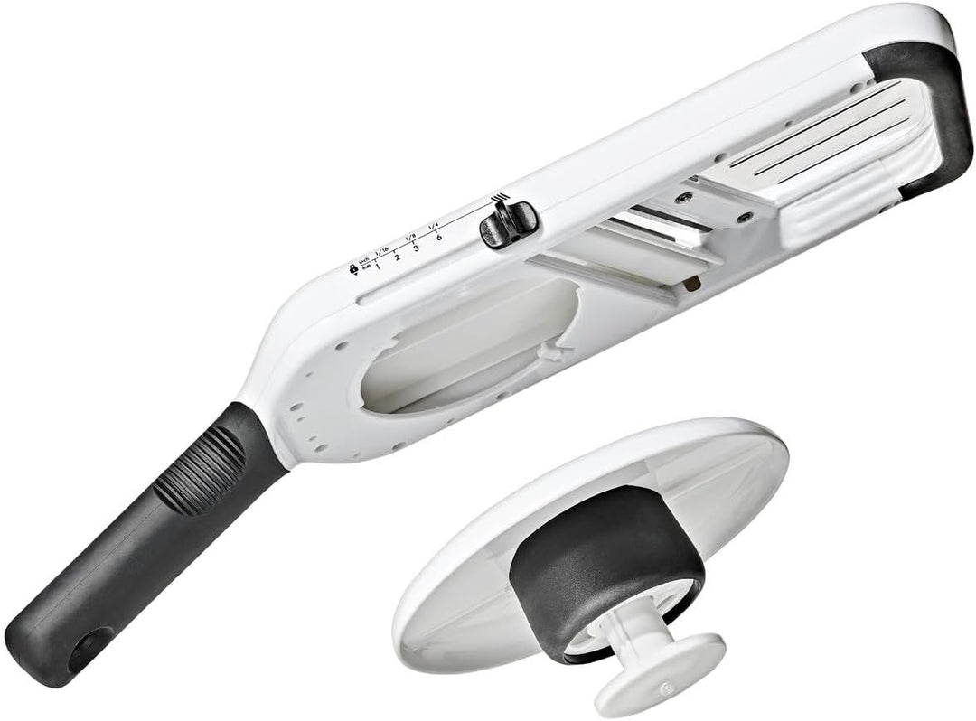 OXO Good Grips Präzisions-Hand-Gemüsehobel - Kompaktes einstellbares Schneidgerät mit 5 Klingeneinst