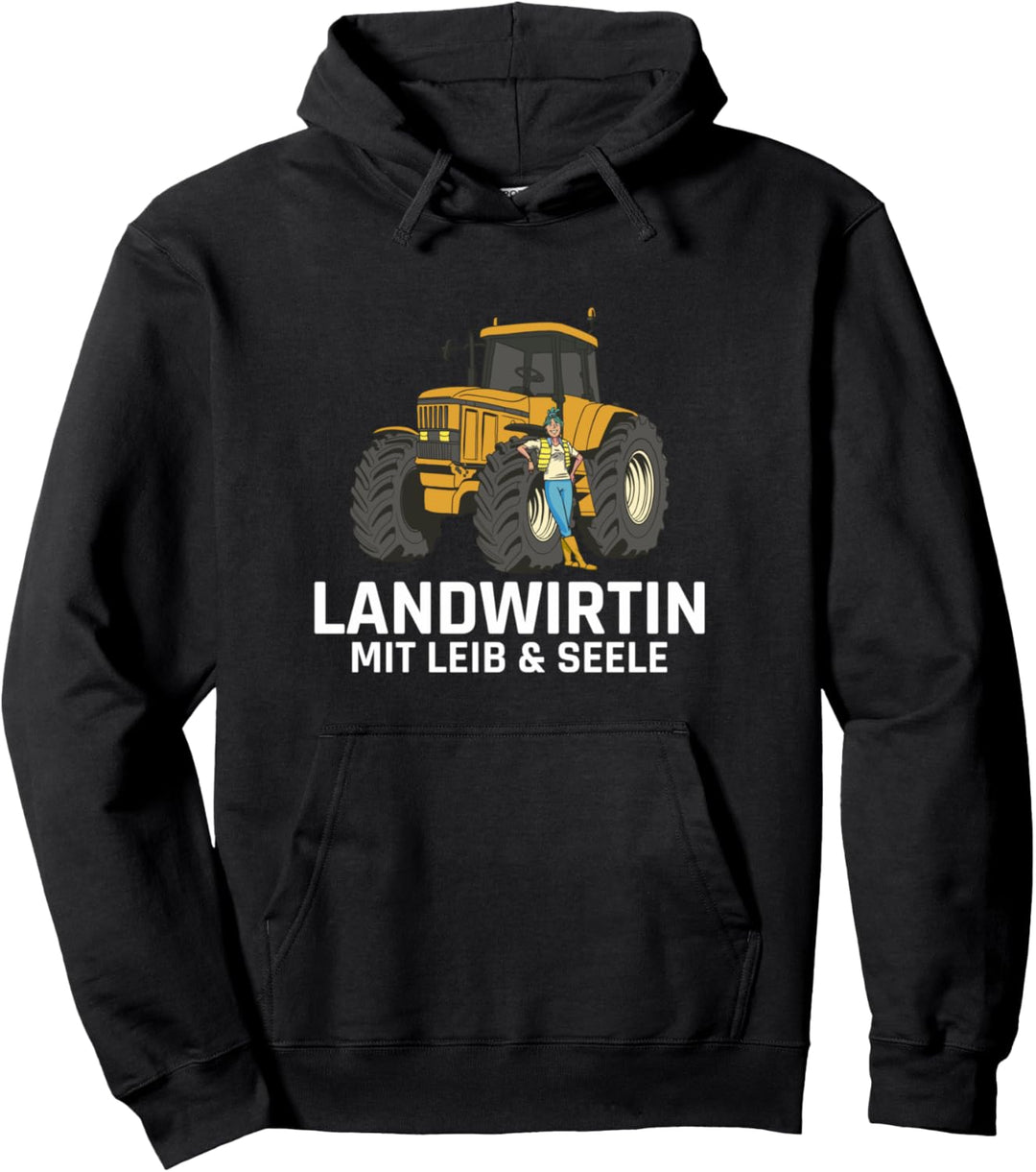 Landwirtin mit Leib und Seele Bäuerin Hofherrin Traktor Pullover Hoodie