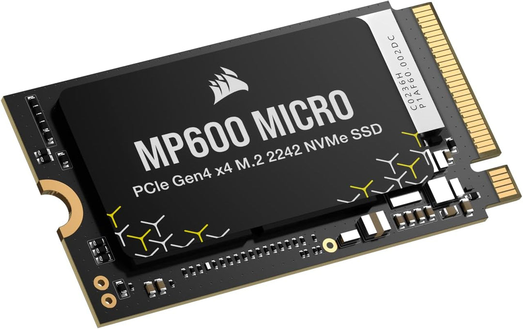 Corsair MP600 Micro 1TB M.2 NVMe PCIe x4 Gen4 2 SSD – M.2 2242 – Bis zu 5.100MB/sec Sequential Read