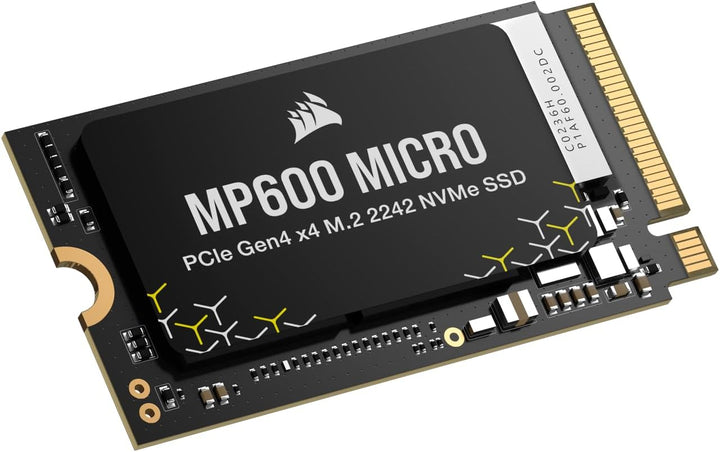 Corsair MP600 Micro 1TB M.2 NVMe PCIe x4 Gen4 2 SSD – M.2 2242 – Bis zu 5.100MB/sec Sequential Read