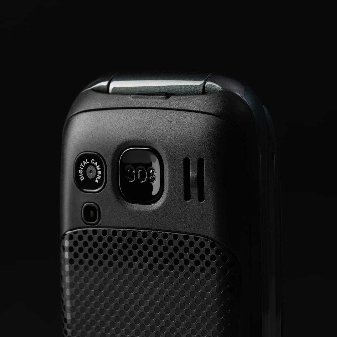 SPC Harmony - Mobiltelefon mit Klappdeckel für Senioren mit grossen Ziffern und Buchstaben, Doppelte