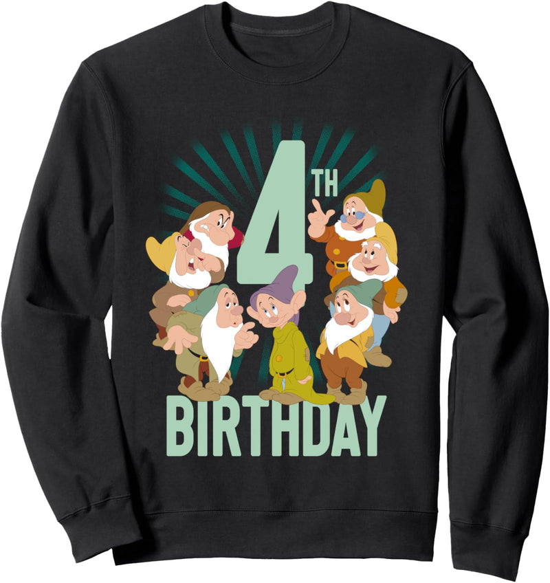 Disney Snow White Seven Dwarfs Fourth Birthday Sweatshirt