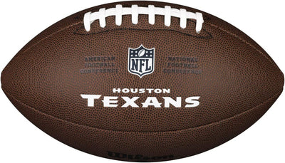 Wilson American Football NFL TEAM LOGO, Offizielle Grösse, Mischleder OFFICIAL Houston Texans, OFFIC