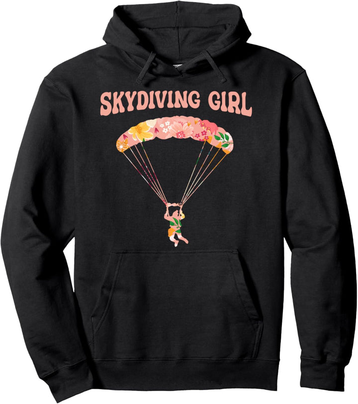 Skydiving Girl Tandem - Fallschirmjäger Fallschirmspringen Pullover Hoodie