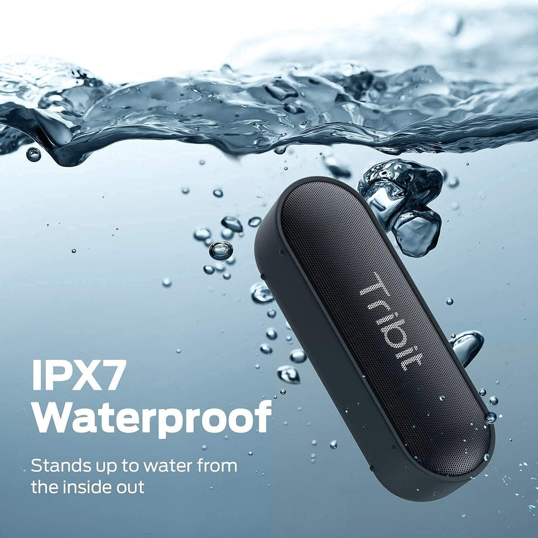 Tragbar Bluetooth Lautsprecher Outdoor Musikbox: Tribit 16W IPX7 Wasserdicht Klein Soundbox mit Laut