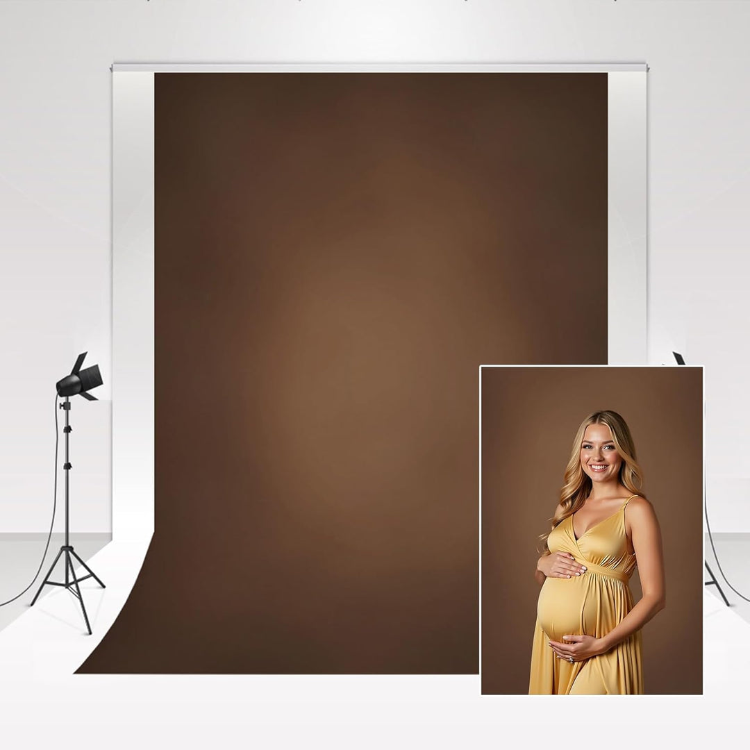 Kate Hintergrund Fotostudio Schokoladen Braun 1,5x2,2m Porträt Foto Hintergrund Einfach Foto Leinwan