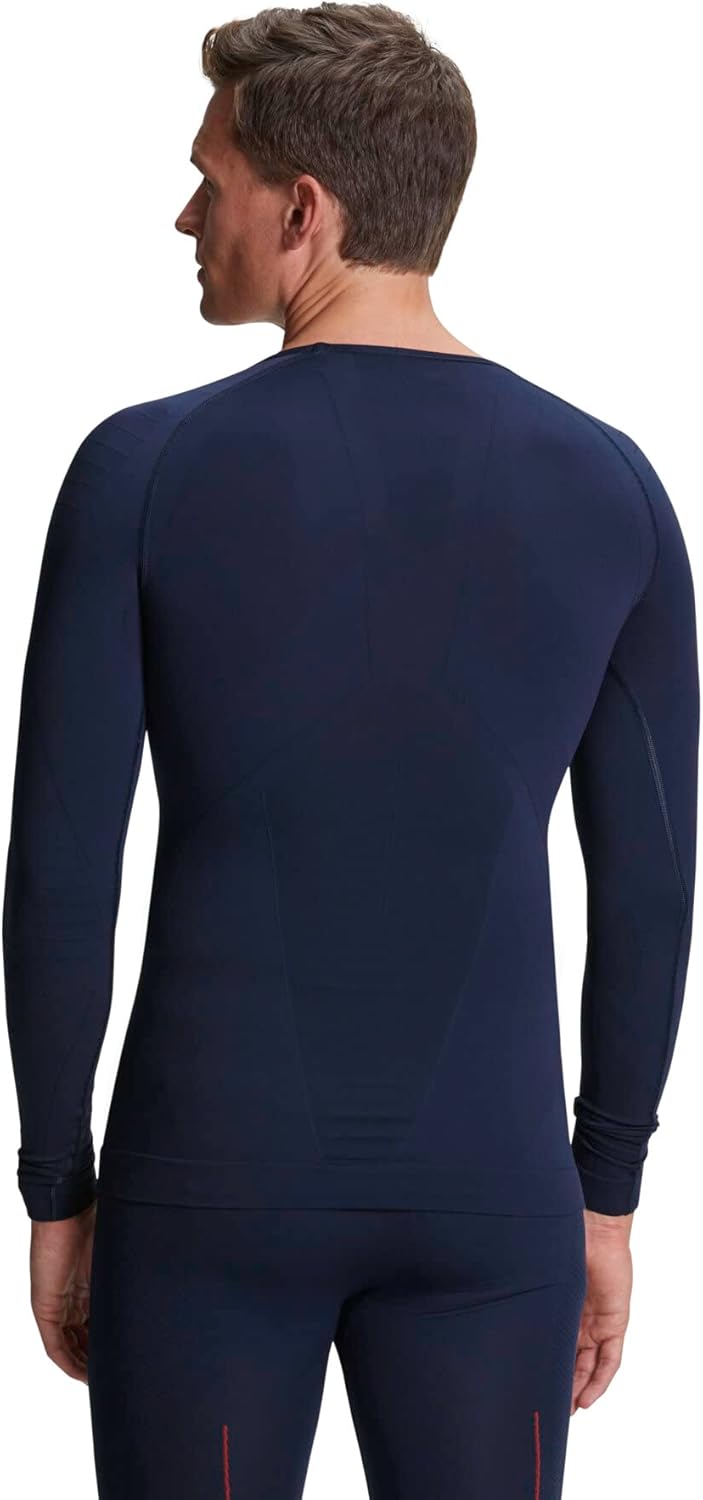 FALKE Herren Warm Round Neck Funktionsshirt Langarmshirt für milde bis kalte Temperaturen warme Funk