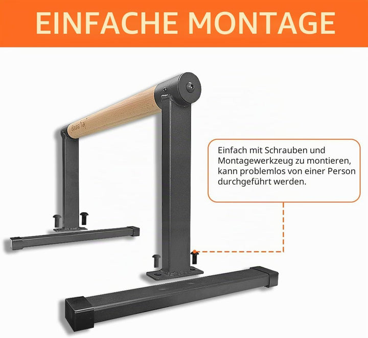 Parallettes Bars, Bounabay Liegestütz-Ständer, Griff-Set, Heim-Fitness-Studio, Parallele Dip-Bars fü