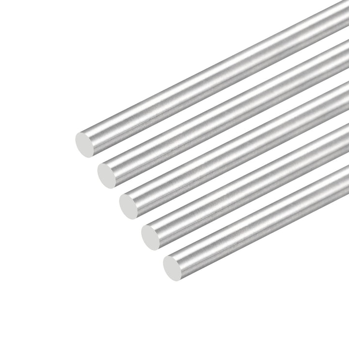 sourcing map 304 Edelstahl Rundstäbe, 8mm x 400mm Vollschaftstäbe für DIY Craft Modellauto Hubschrau